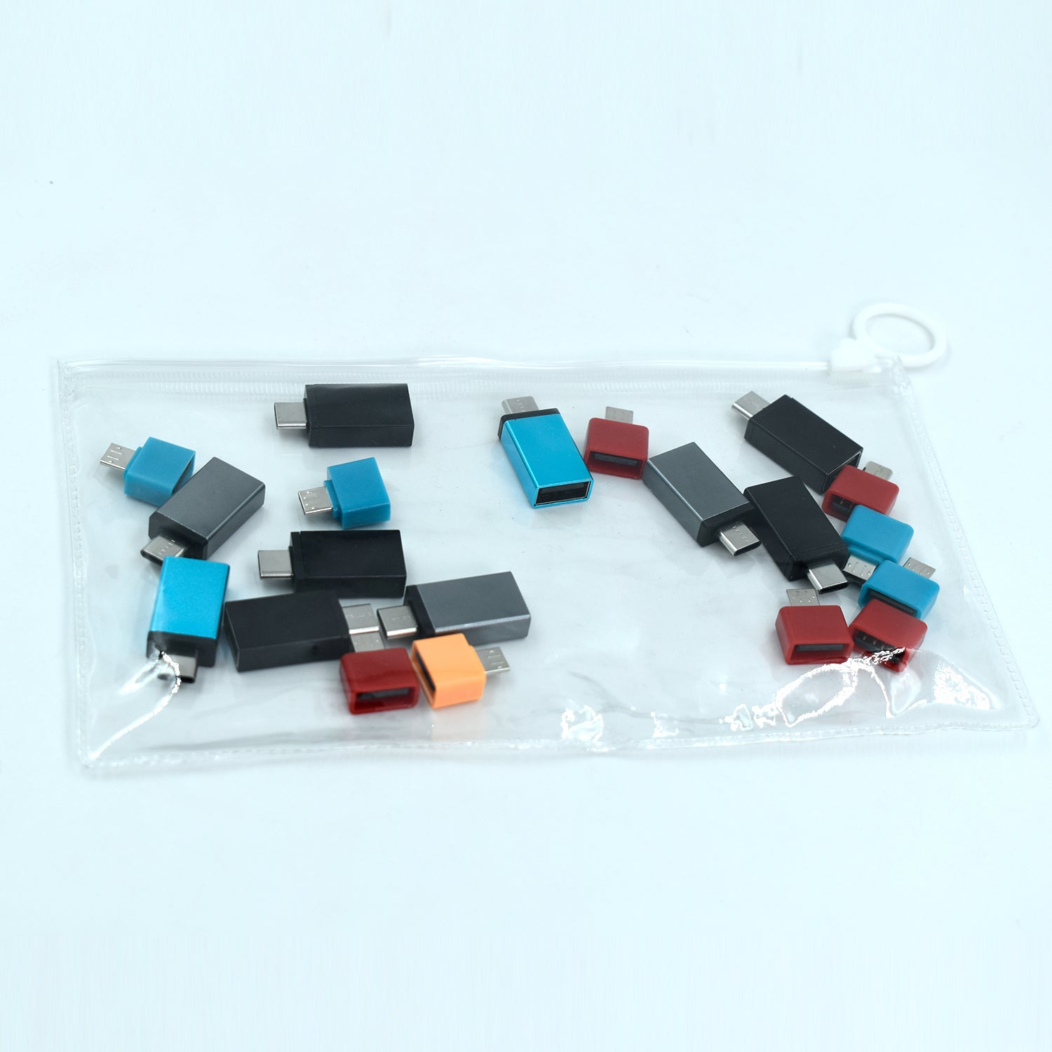 0261 OTG Type C & USB to Micro USB Adapter for Android Mobile Smart Phones & Tablets With Zip Pouch (Pack of 20) DeoDap 0261 OTG Type C & USB to Micro USB Adapter for Android Mobile Smart Phones & Tablets With Zip Pouch (Pack of 20) DeoDap
